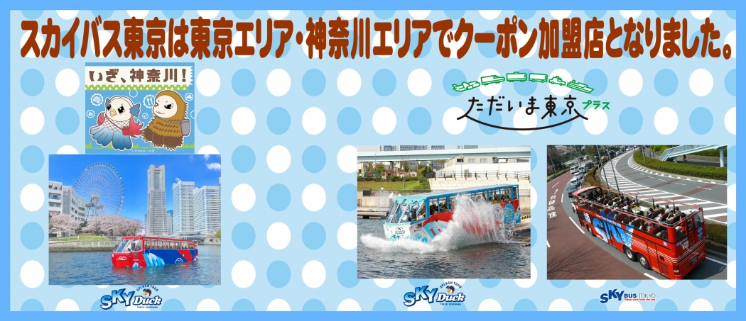 公式 Sky Bus スカイバス 2階建て東京観光バス