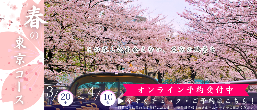 春の東京コース